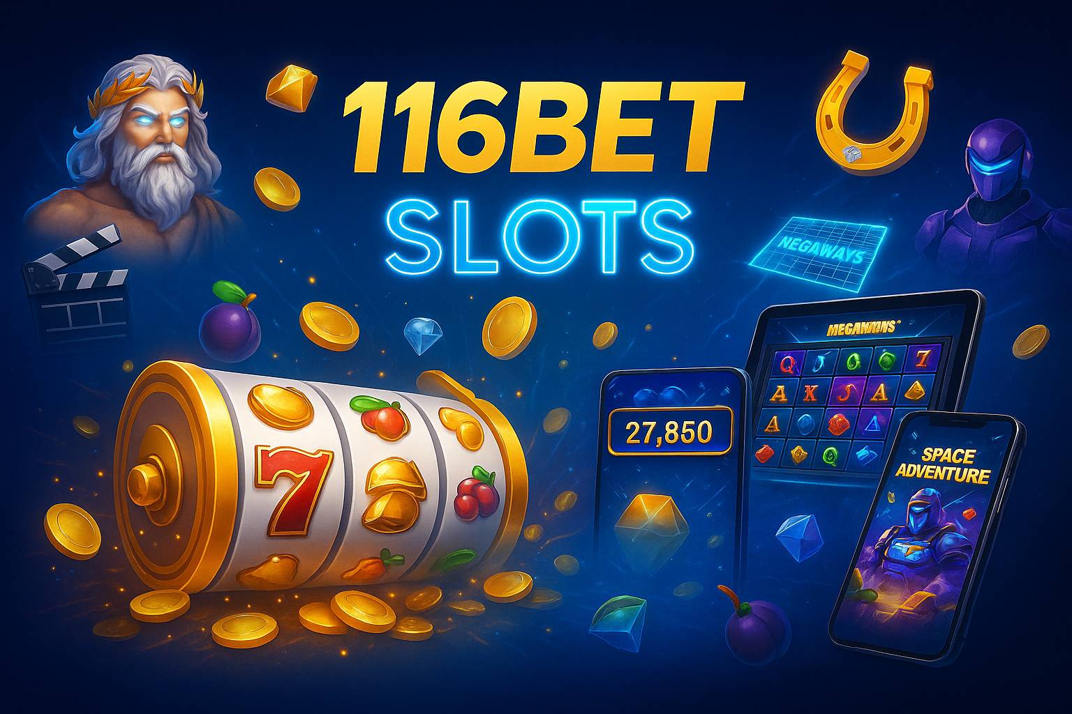 Explore o mundo das slot machines no 116BET Casino